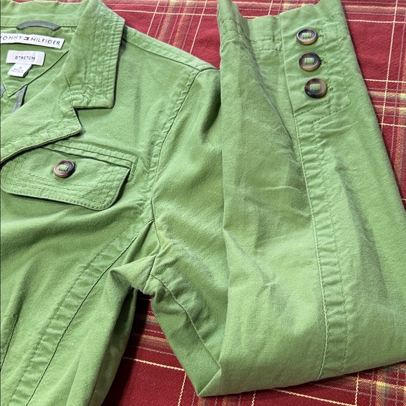 Tommy Hilfiger Women’s Vintage Stretch Denim Single-Breasted Jacket 2 Pocket 6 - Picture 3 of 13